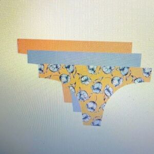 AQS 3 Pack Thong Panties Sz XL NWT